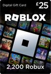 Roblox Digital Gift Code for 2,200 Robux [Redeem Worldwide - Includes Exclusive Virtual Item] [Online Game Code]