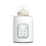GROWNSY Baby Bottle Warmer, 8-in-1 Fast Baby Milk Warmer with Timer for Breastmilk or Formula, Accurate Temperature Control, 24H Keep, Food Heater&Defrost BPA-Free Bottle Warmer for All Bottles- Green