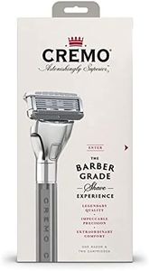 CREMO - Barber Grade Men's Razor with Extra Refill - FIGHTS RAZOR BURN