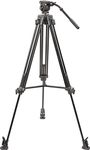 Osaka Professional Heavy Duty Video Tripod 717X Hydraulic Head & Bag for Professional Video Cameras (Load Capacity 10 kg)