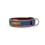 EZYDOG Classic Neo Dog Collar | Dog Collar Small, Medium, Large Dogs, Reflective Dog Collar, Supreme Comfort, Soft Neoprene Material, Non-Corrosive (Denim)