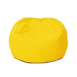 rucomfy Beanbags Small Kids Indoor/Outdoor Bean Bag. Children's Outside Garden Chair. Pre-Filled Water Resistant & Durable. 50cm x 65cm (Yellow)