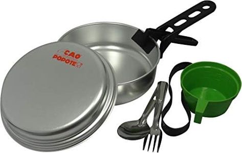 Cao Camping Popote aluminium scout pour 1 personne 1,1 L, sans