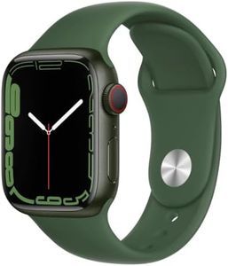 Apple Watch Series 7 (GPS + Cellular, 41mm) - Green Aluminium Case with Clover Sport Band - Regular