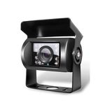 Justrack 1080P FHD 12/24 Volt Vehicle Camera with BNC Port Night Vision Waterproof Rear View Camera for Car Bus Truck and Heavy Duty Vehicles Easy Installation for Safety and Monitoring