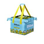 Wilson Ball Trolley, Minions Theme, For up to 150 tennis balls, Nylon, Blue