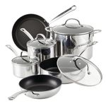 Farberware 75655 Millennium Stainless Steel Cookware Pots and Pans Set