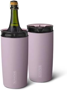 BrüMate Togosa 2-in-1 Wine Chiller Bucket & Pitcher | 100% Leakproof Locking Lid | Portable Chiller Fits Most Wine, Champagne, & Liquor Bottles | Perfect Wine Gift | 49oz (Llilac Dusk)