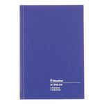 Blueline Account Book, Perfect Binding, 3 Columns with Description, 100 Numbered Pages, 8-1/4-Inch x 5-5/8-Inch, Blue (A1750.03)