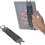 TFY Security Hand Strap Holder with silicon for Tablets, iPad, & e-Readers - iPad Pro, iPad, iPad mini 4, iPad Air 2, Samsung Galaxy Tab & Note - Google Nexus - Asus Transformer Book and More -Gray