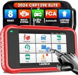 LAUNCH CRP129E Elite 2024 OBD2 Scanner, 8 Reset Oil/EPB/TPMS/SAS/BMS/Throttle/DPF Reset, Injector Coding, ABS SRS Transmission Engine Code Reader, Lifetime F-ree Update Diagnostic Scan Tool, Auto VIN