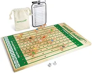 GoSports Derby Dash Horse Race Game Set - Tabletop Horse Racing with 2 Dice and Dry Erase Scoreboard