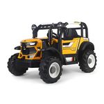 Jammbo Kids Electric Ride-On Premium Tractor with Dual Control, Realistic Design, Music, Safe Driving & Durable Build for Boys and Girls - Bluetooth Connectivity -(Ages 2-8) Yellow