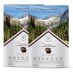 Wellbeing Nutrition Organic Vegan Plant Protein Powder for Women | 4g BCAA & 18g Pea Protein & Brown Rice Protein Isolate for Energy, Growth & Recovery & Hormonal Balance | Chocolate Peanut Butter