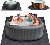 Aoebwpwi 80 * 80 Inch Hot Tub Mat, 