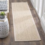 SAFAVIEH Natural Fiber Collection Runner Rug - 2' x 6', Marble, Sisal Design, Easy Care, Ideal for High Traffic Areas in Living Room, Bedroom (NF525C)