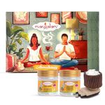 Mangalam Aromatherapy Box - 1 Kapoor Dani + 50g Bhimseni Camphor + 50g Sandalwood Bhimseni Camphor