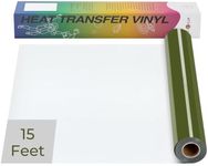 HTVRONT Heat Transfer Vinyl Olive Green HTV-12" x 15ft HTV Vinyl for Shirts