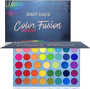 MYUANGO High Pigmented Makeup Palette Easy to Blend Color Fusion 39 Shades Metallic and Shimmers Eyeshadow Sweatproof and Waterproof Eye Shadows Rainbow Eyeshadow Palette