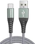 USB C Charger Cable, Fast Charger USB C, Phone Charger, Durable Type C Charger Cable Fast Charging, Compatible with Google, Huawei, Samsung S22 Ultra Charger, Android Cable - 0.5M 1Pack