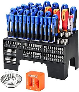 Screwdriver Set, 118-Piece Magnetic Screwdriver Set with Plastic Racking, SORAKO Precision Screwdriver Kit for Home Repair, Improvement, DIY Craft, Men Tools Gift, Screw Driver Set