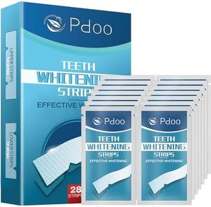 Teeth Whitening Strip - Whitening Strips for Teeth Sensitive, Professional Teeth Whitening Strips, Fast Remove Smoking, Coffee, Wine Stains, Teeth Whitening Kit Pack of 28 Non-Slip Strips