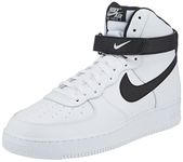 Nike Mens Air Force 1 High '07, White/Black, 10