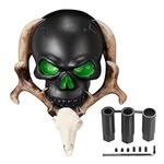 Blueshyhall Skull Gear Shift Knob, Car Stick Lever Head Universal Fit Manual Transmission Vehicle - Black