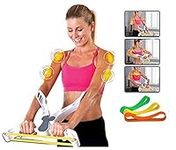 YZYP Arm Exercise Equipment Upper Body Arm Workout Machines with 3 System Resistance Training Bands for Women Strength Training, Biceps Shoulders Chest Workout Fitness Equipment