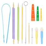 15pcs Quick Turn Fabric Set, Quick Turn Fabric Tube Turning Tool Loop Turner Multifunctional Fast Turn Tube Turners for Sewing Fabric Tube Turning Kits for Crafts DIY Knitting Accessories