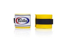 Fairtex HW2 Elastic Cotton Handwraps, 120' and 180" Full Length Hand Wraps-Many Colors