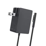 Surface Go Charger, AYNEFF 24W 15V 1.6A Surface Charger Wall Power Supply Compatible with Microsoft Surface Go 1/2/3 Surface Pro 6/ Pro 5/4/3, Surface Laptop, Power Cable 5.9ft Folding Compact