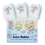 Littleforbig Printed Adult Brief Diapers 10 Pieces - Astro Babies(XL)