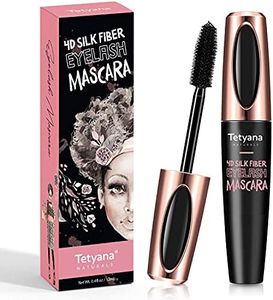 4D Silk Fiber Lash Mascara Waterproof, Luxuriously Longer, Thicker, Voluminous Eyelashes, Long-Lasting, Dramatic Extension, Smudge-proof, Hypoallergenic Formula