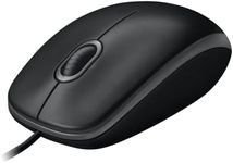 Logitech M100 Corded Mouse – Wired USB Mouse for Computers and Laptops, for Right or Left Hand Use, Black