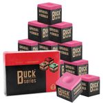 Snooker Cues Chalk,12 Pcs No‑slip Snooker Chalk Box Pool Cue Chalk Green, Billiard Pool Chalk Pool Table Accessories Suit for Professional Billiard Players, Enthusiasts, Home Sports, Bars (Pink)