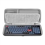 Geekria 90%-96% Keyboard Case, Hard Shell Travel Carrying Bag for 100 Keys Computer Mechanical Portable Keyboard, Compatible with Aula F99, EPOMAKER TH98 96%, Keychron K4/ K4 Pro/ V5/ Q5