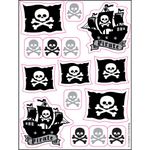 Pirate Party Sticker Party Favors