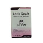 Lactospark Blood Lactate 25 Test Strips, Lactate Test Strips For Accurate Blood Lactate Tests | Use Only With Lactospark Lactate Meter (1 Pack of 25 Strips)