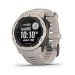 Garmin 010-02064-01 Instinct, Rugged Outdoor Watch with GPS, Features Glonass and Galileo, Heart Rate Monitoring and 3-Axis Compass, Tundra