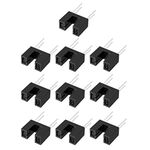 uxcell 10 Pcs 13/64" Slot PCB Photo Interrupter Slotted Optical Sensor Switch HY301-07A