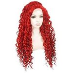 Ebingoo Red Lace Front Wig +Wig Cap