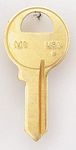 Kaba Ilco M1-BR Key Blank, Brass, Type 1092, 4 Pin, PK50