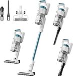 EUREKA RapidClean Pro Cordless Vacuum Cleaner for Hard Floors, Lightweight Stick Vacuum LED Headlights, Convenient Stick and Handheld Vac, Blue, NEC280TLC