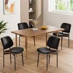 REONEY Dining Chairs Set of 4, Mid-