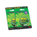 3M Scotch Magic Tape - The Original Matte-Finish Invisible Tape, Pack of 2 (2 Rolls, Width 1.9cm Length 25.4m)