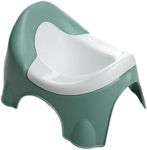 THERMOBABY - Pot IDÉO - Pot Pour Enfant - Pot D'Aprentissage De La Propreté Avec Cuvette Amovible - Pratique - Confortable - À partir de 18 Mois - Fabriqué en France - Vert Sauge