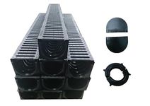 Plastic Channel Pack 1m Lengths (10 x 1m Channels + Accessory Pack)