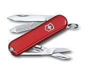 Victorinox Swiss Army Knife - Fresh. Stylish. Colorful Swiss Classics - 7 Function, Multi-Utility Tool with a Pair of Scissors - Red, 58 mm, M