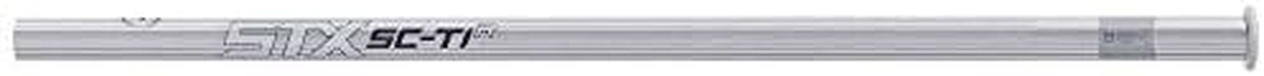 STX mens Sc-Ti Alloy Handle lacrosse shafts, Platinum, Attack Mid US